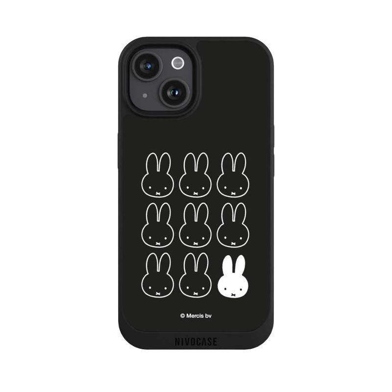 iPhone 15 NIVOpure Miffy Black and White