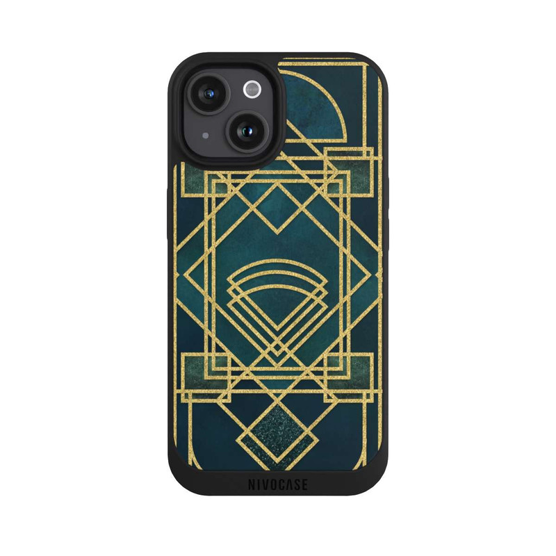 iPhone 15 NIVOpure Art Deco Quadrat