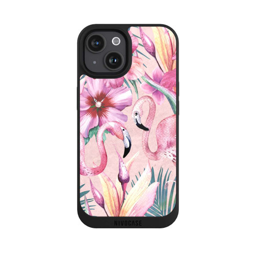 Apple iPhone 15 NIVOpure Flamingo Dreams