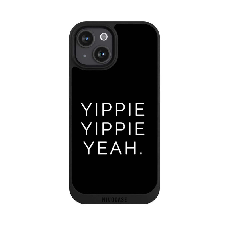 iPhone 15 NIVOpure Yippie Yippie Yeah Black