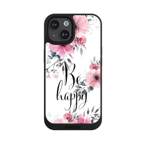 Apple iPhone 15 NIVOpure Be Happy Blumen