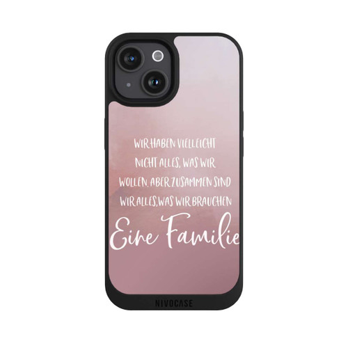 Apple iPhone 15 NIVOpure Eine Familie Altrosa