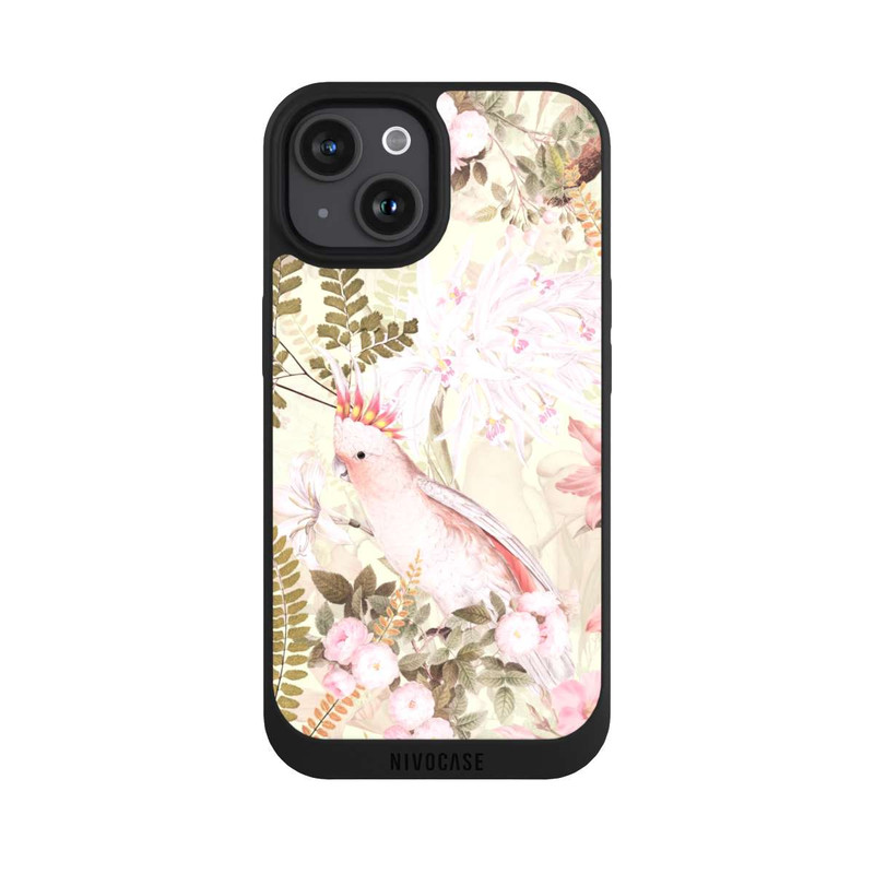 iPhone 15 NIVOpure Kakadu Retro Tapete