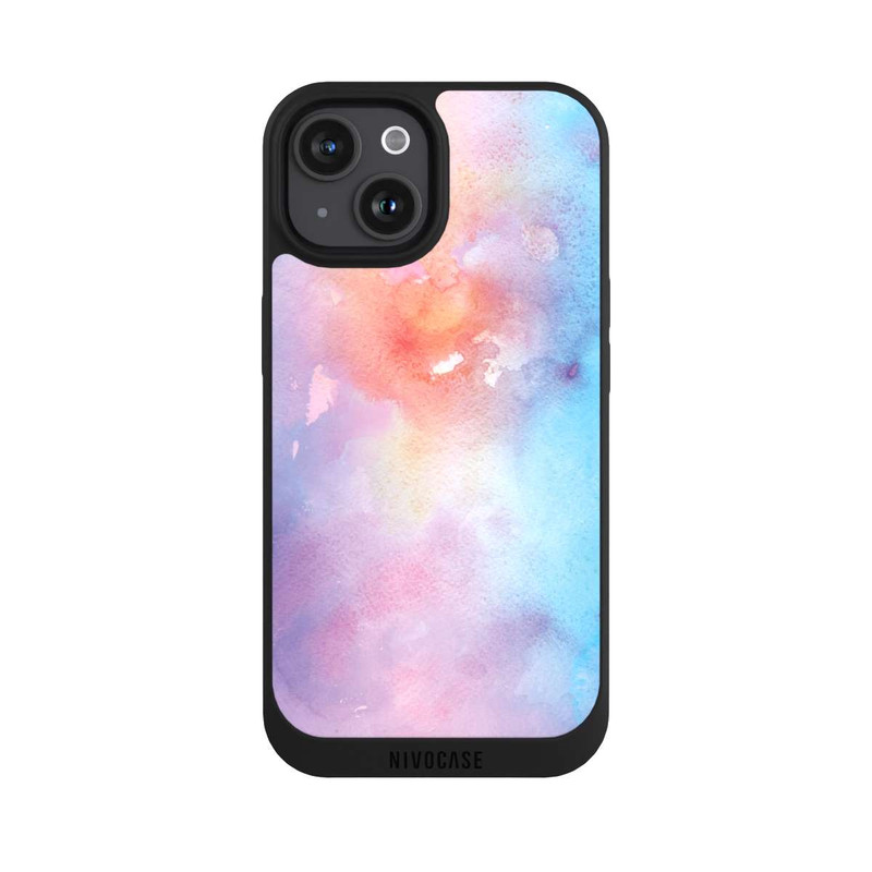 iPhone 15 NIVOpure Watercolour Brush Light Colours