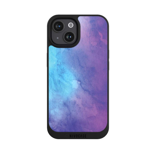 Apple iPhone 15 NIVOpure Watercolour Blue Pink Fade