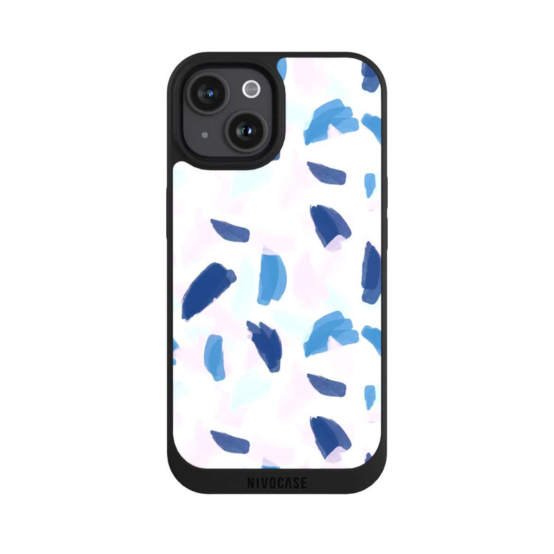 iPhone 15 NIVOpure Blaue und rosa Farbe