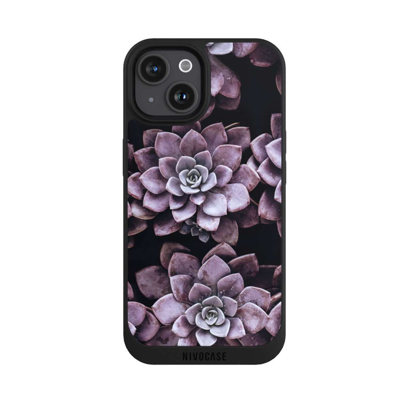 iPhone 15 NIVOpure Sukkulenten Violett