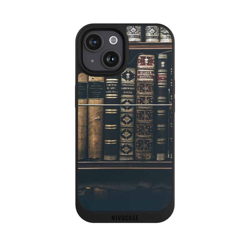 iPhone 15 NIVOpure Book Stack Dark