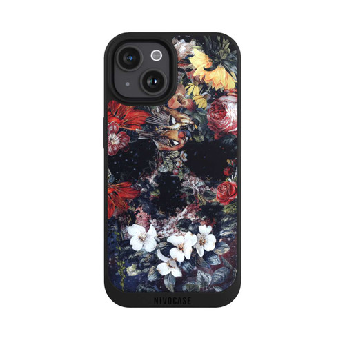 Apple iPhone 15 NIVOpure Flower Skull II