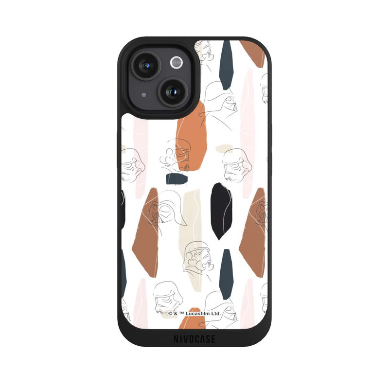 iPhone 15 NIVOpure Dunkle Seite Line Art