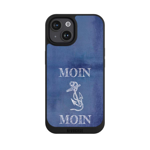 Apple iPhone 15 NIVOpure Moin Anker grunge blau