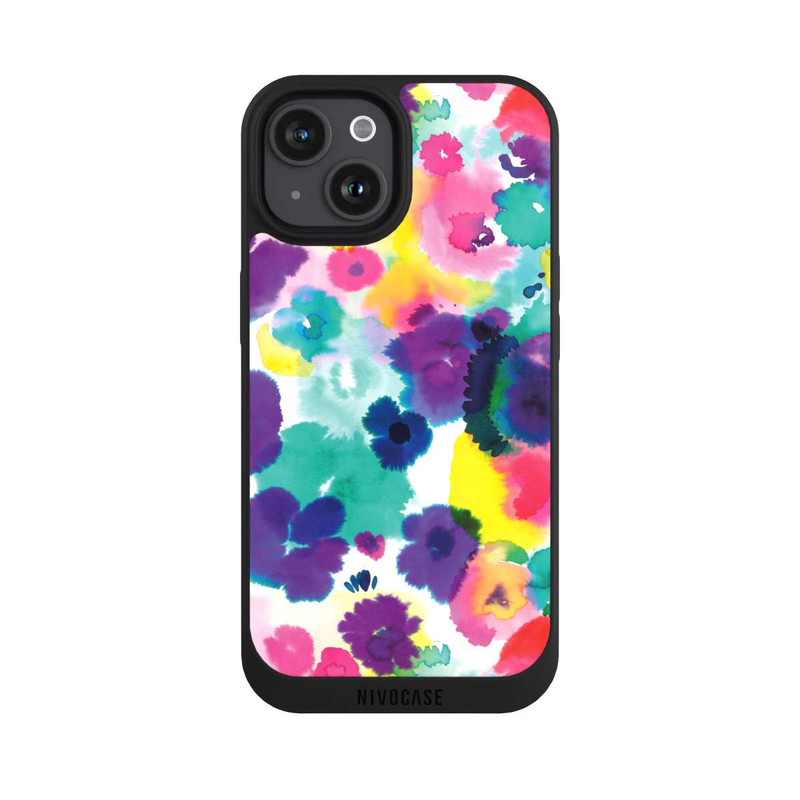 iPhone 15 NIVOpure Abstract Watercolor Flowers