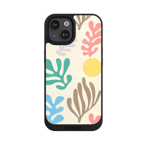 Apple iPhone 15 NIVOpure Blätter im modernen Matisse-Stil