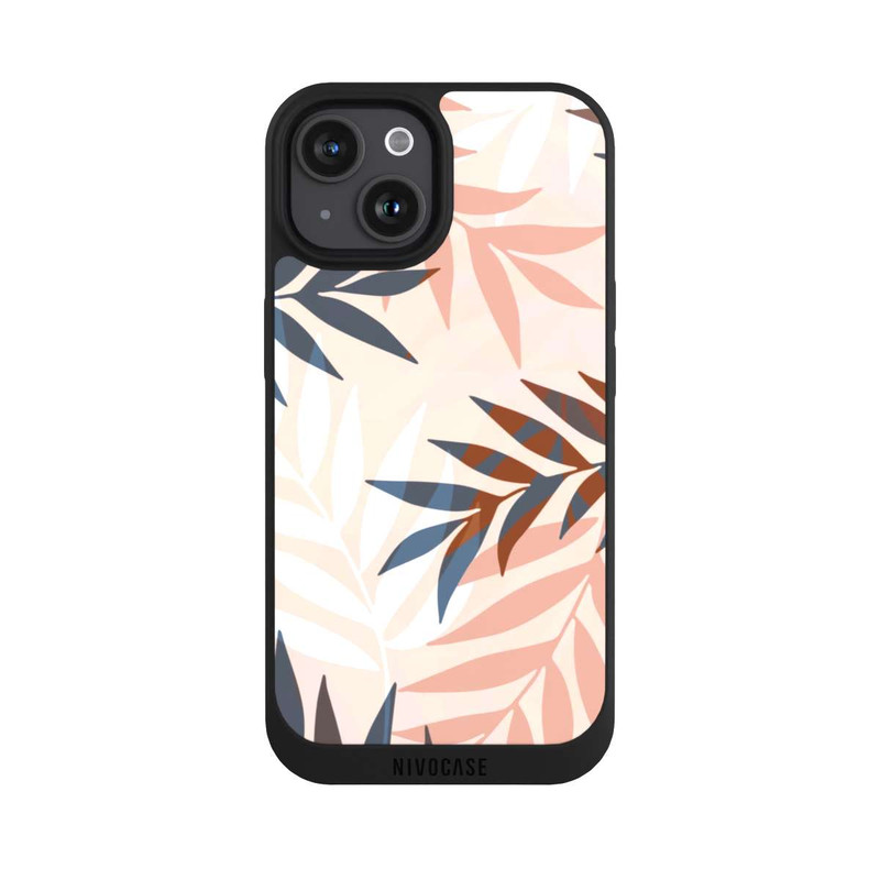 iPhone 15 NIVOpure Pastell Palmen Thema