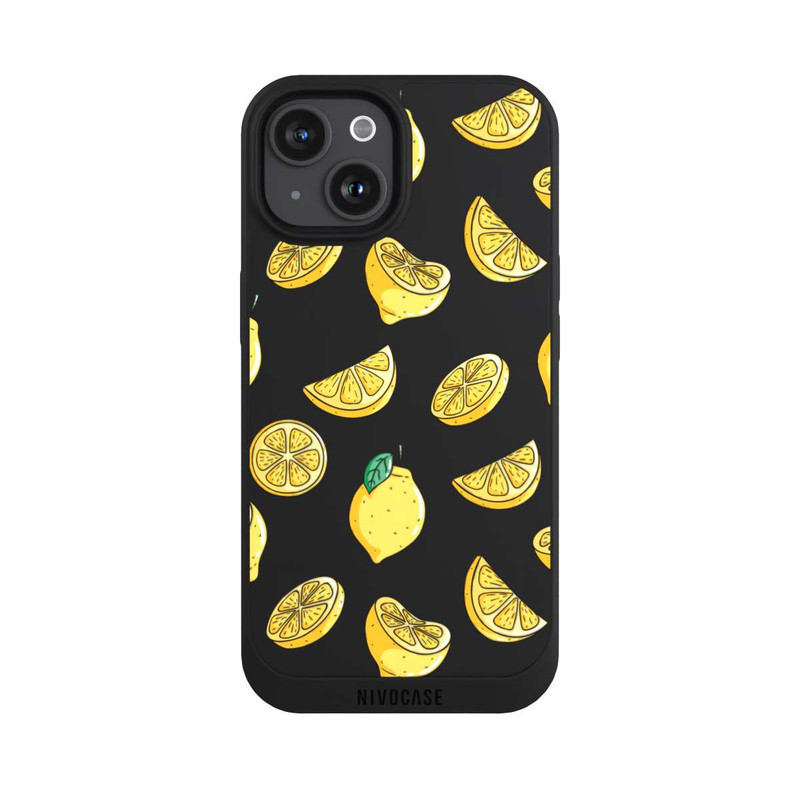 iPhone 15 NIVOpure Zitrone Transparent