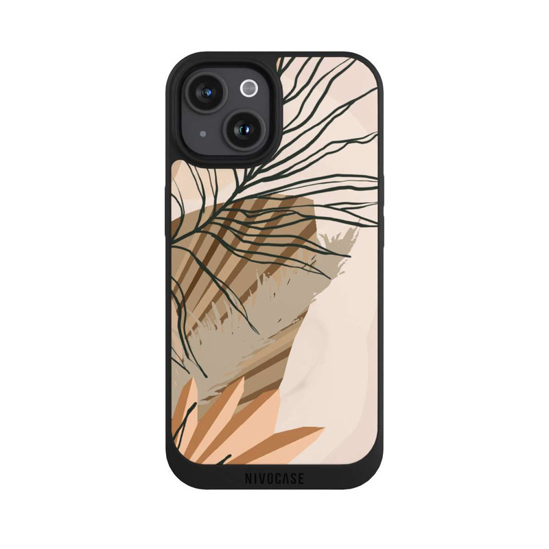 iPhone 15 NIVOpure Line Art Fougère d'été