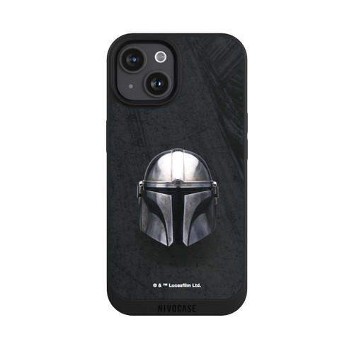 Apple iPhone 15 NIVOpure Casque Mandalorien Noir
