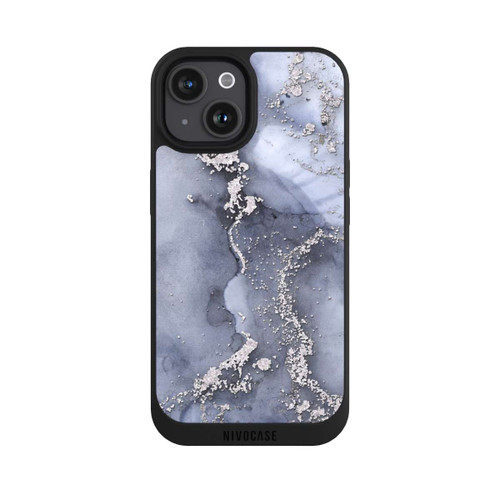 Apple iPhone 15 NIVOpure Ink Blue Silver
