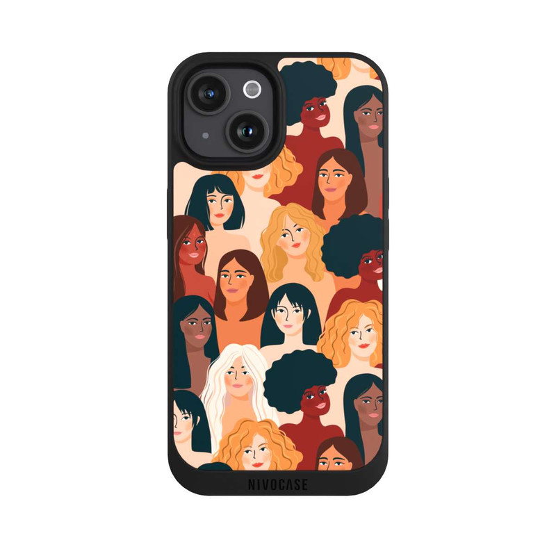 iPhone 15 NIVOpure Women Diversity Pattern