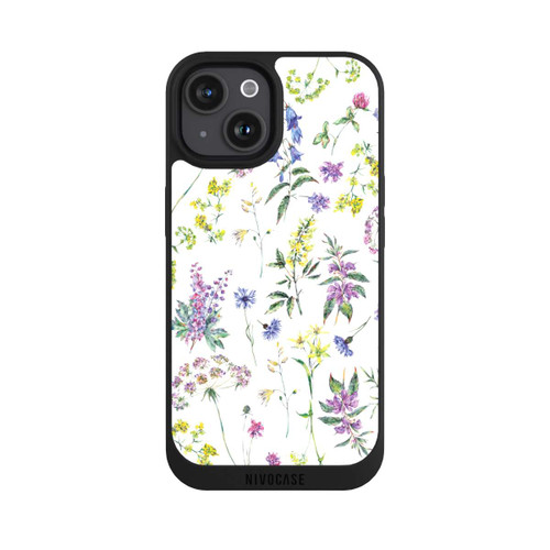 Apple iPhone 15 NIVOpure Wald und Wiesenblumen