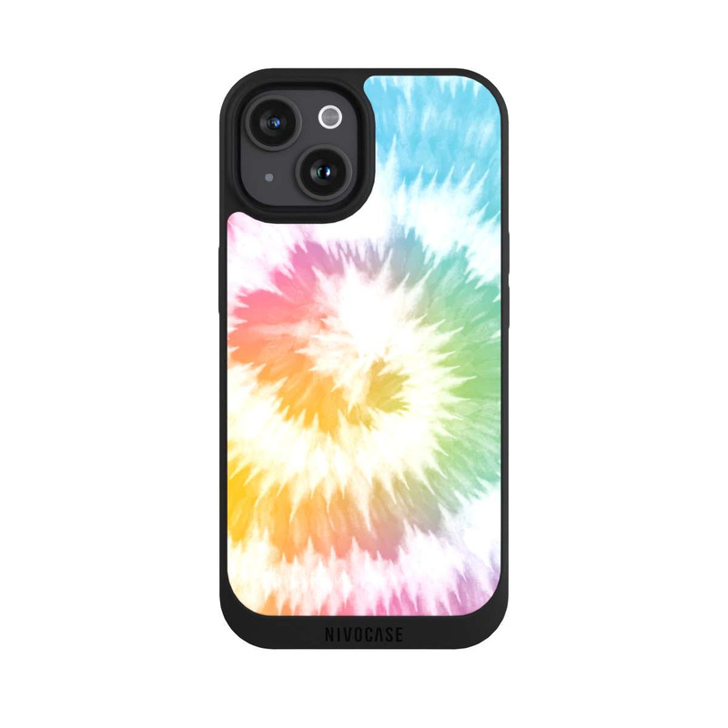 iPhone 15 NIVOpure Neon Rainbow - Batik