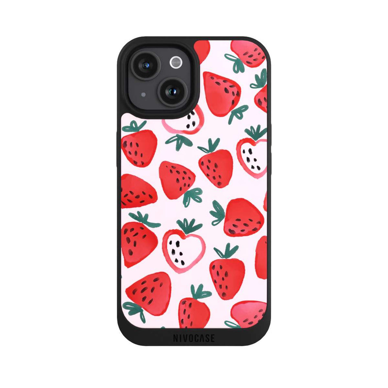 iPhone 15 NIVOpure Erdbeer-Liebe 1