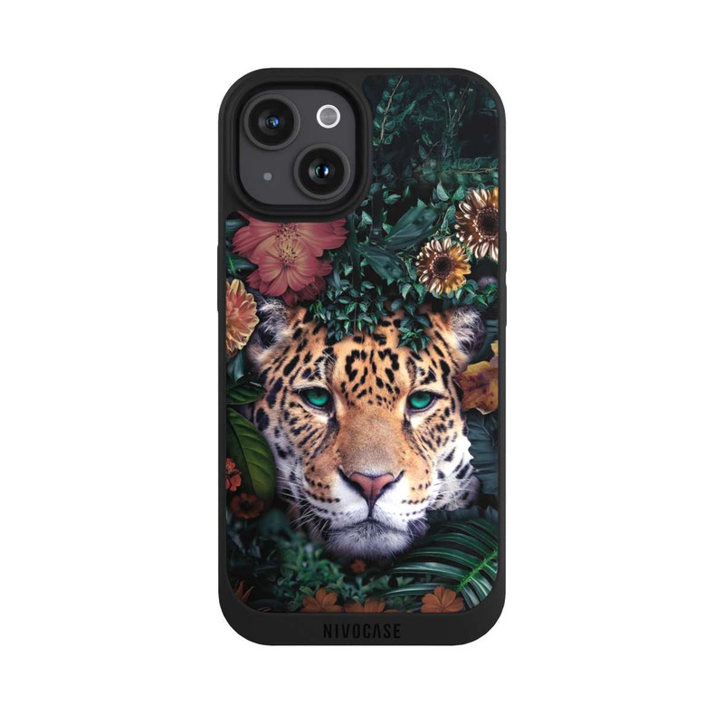 iPhone 15 NIVOpure Jaguar im Dschunglegrün