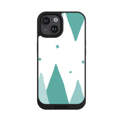 Apple iPhone 15 NIVOpure Mountains Yellow &amp; Grey