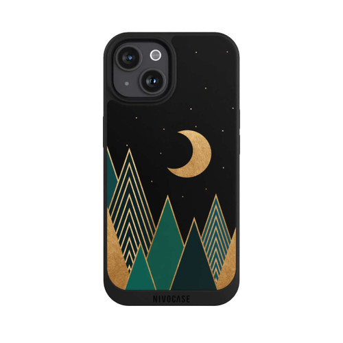 Apple iPhone 15 NIVOpure Emerald Mountains &amp; Crescent
