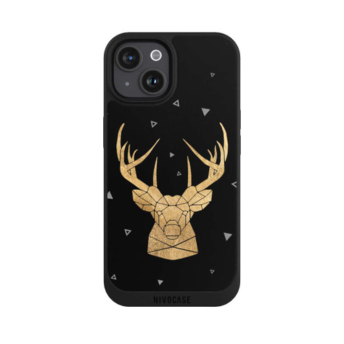 Apple iPhone 15 NIVOpure Geometric Deer &amp; Antlers