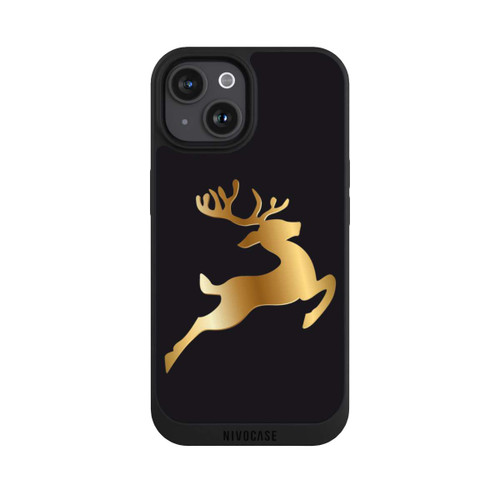 Apple iPhone 15 NIVOpure Gold Reindeer
