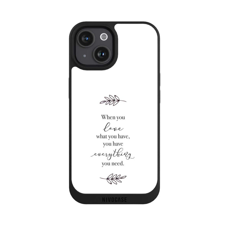 iPhone 15 NIVOpure When You Love What You Have
