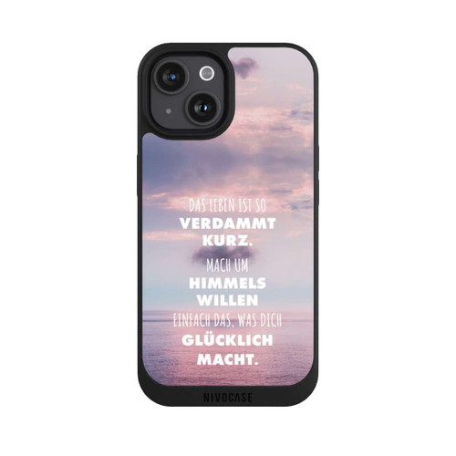Apple iPhone 15 NIVOpure Das Leben Ist So Verdammt Kurz
