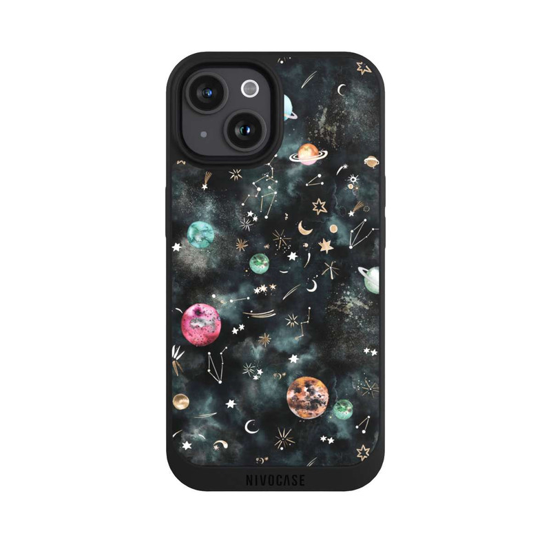 iPhone 15 NIVOpure Constellation Planètes Galaxie