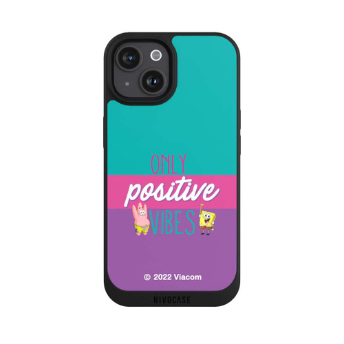 Apple iPhone 15 NIVOpure  Spongebob - Only Positive Vibes