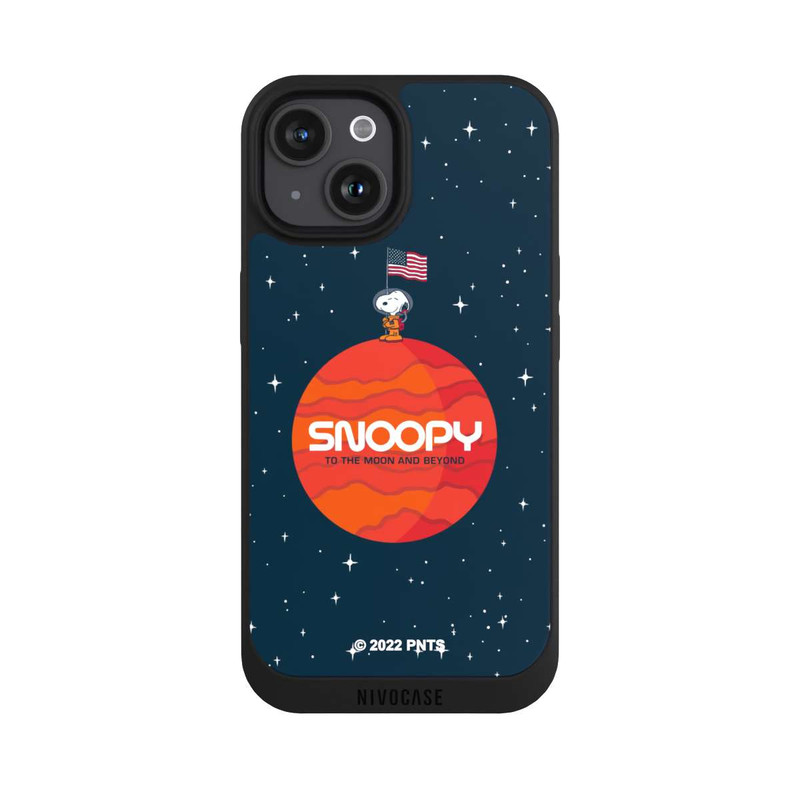 iPhone 15 NIVOpure Snoopy Space Traveller Orange