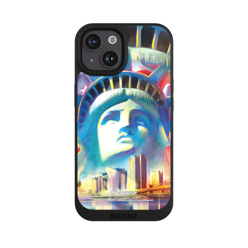 iPhone 15 NIVOpure New York Liberty Art By P.D. Moreno