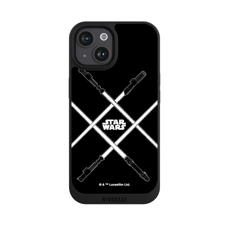 iPhone 15 NIVOpure Lichtschwerter Schwarz