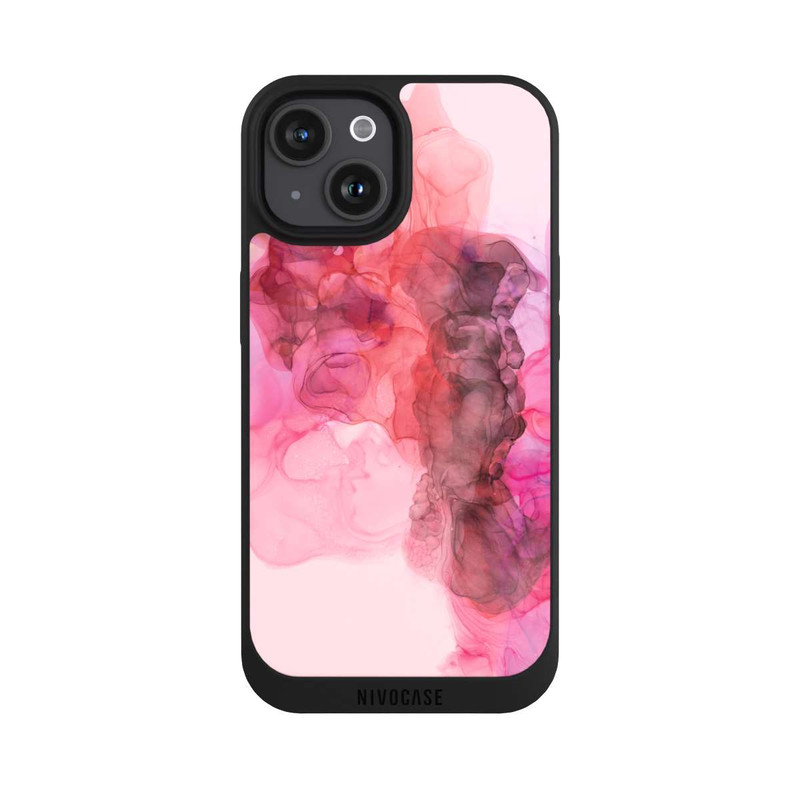 iPhone 15 NIVOpure Alcohol Ink Fuchsia Fantasy