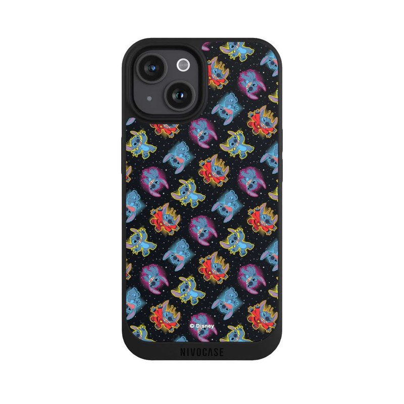 iPhone 15 NIVOpure Stitch Pattern Black