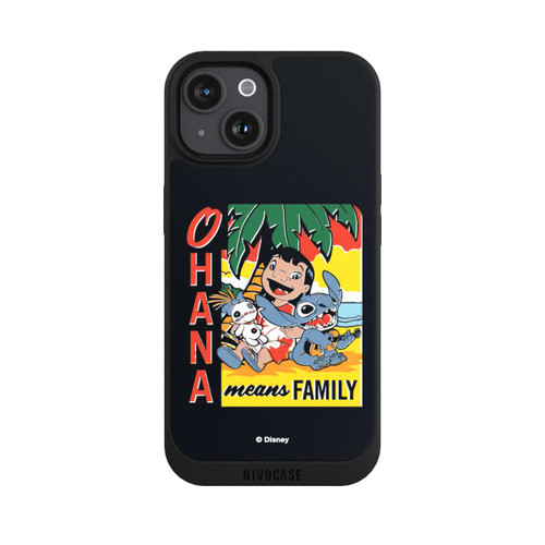 Apple iPhone 15 NIVOpure Lilo and Stitch Ohana Means Family