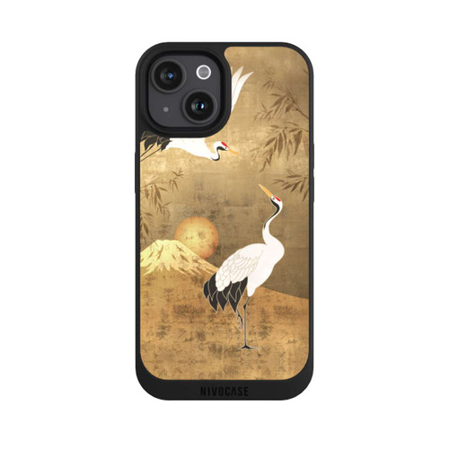 Apple iPhone 15 NIVOpure Kraniche Gold Japan 1