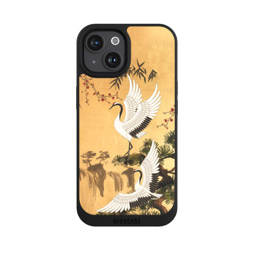 Apple iPhone 15 NIVOpure Kraniche Gold Japan 2