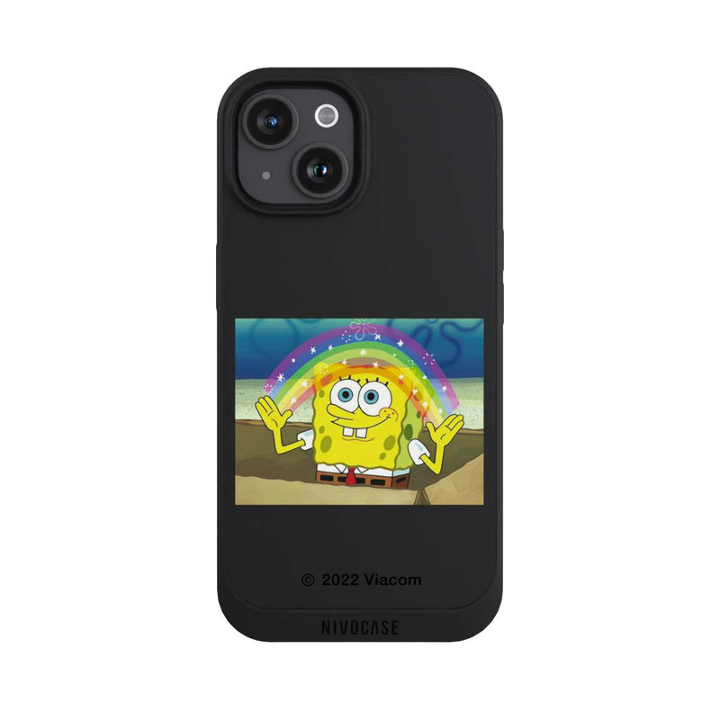 iPhone 15 NIVOpure Spongebob - Regenbogen Meme transparent