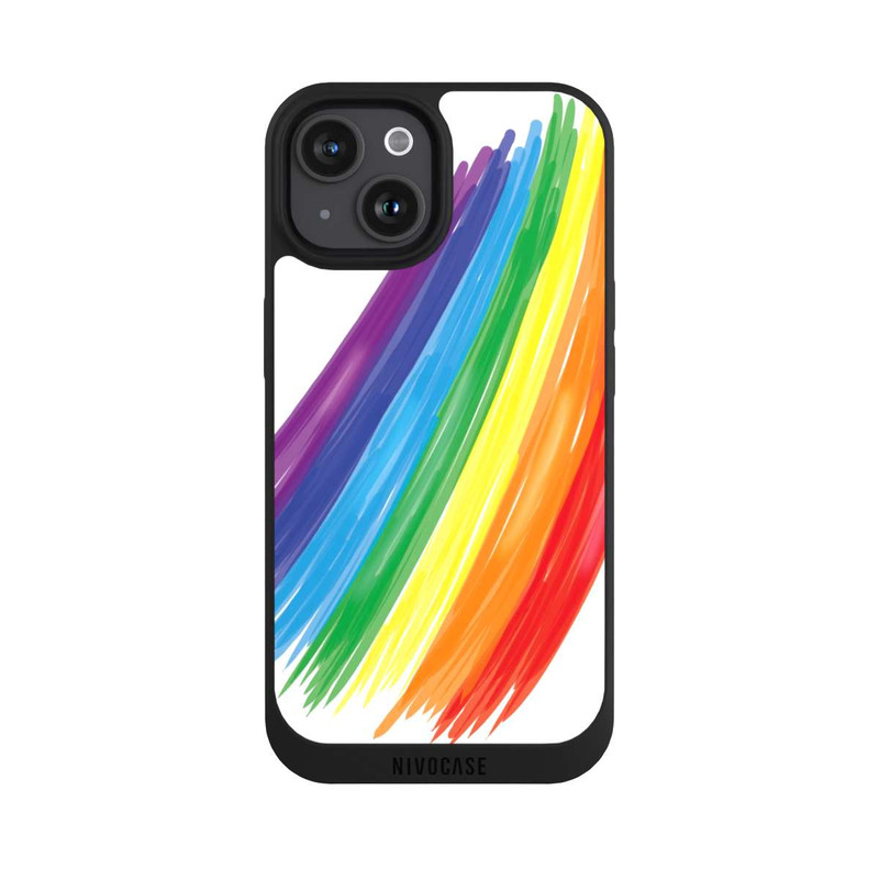 iPhone 15 NIVOpure Rainbow Paint Brush
