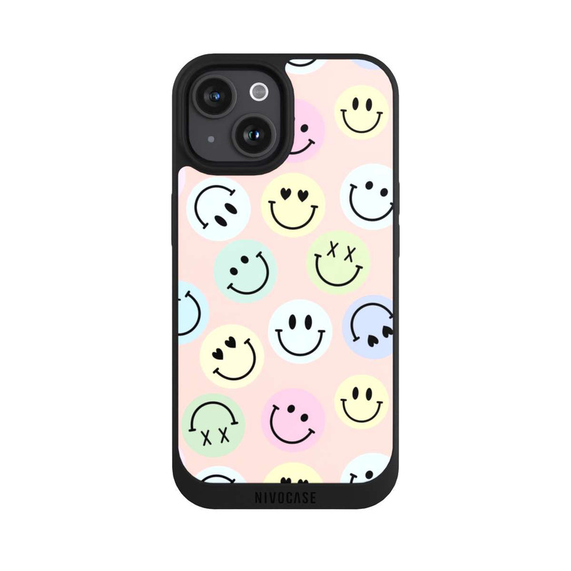 iPhone 15 NIVOpure Smiles Pastel
