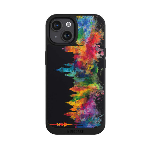 Apple iPhone 15 NIVOpure Leipzig Allemagne Ligne d'horizon Noir