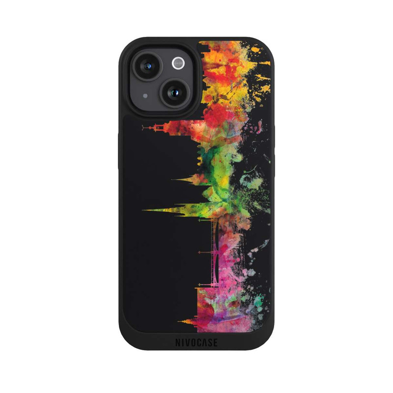 iPhone 15 NIVOpure Stockholm Sweden Skyline Black