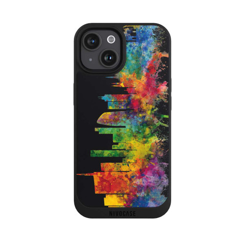 Apple iPhone 15 NIVOpure Milan Italy Skyline Black