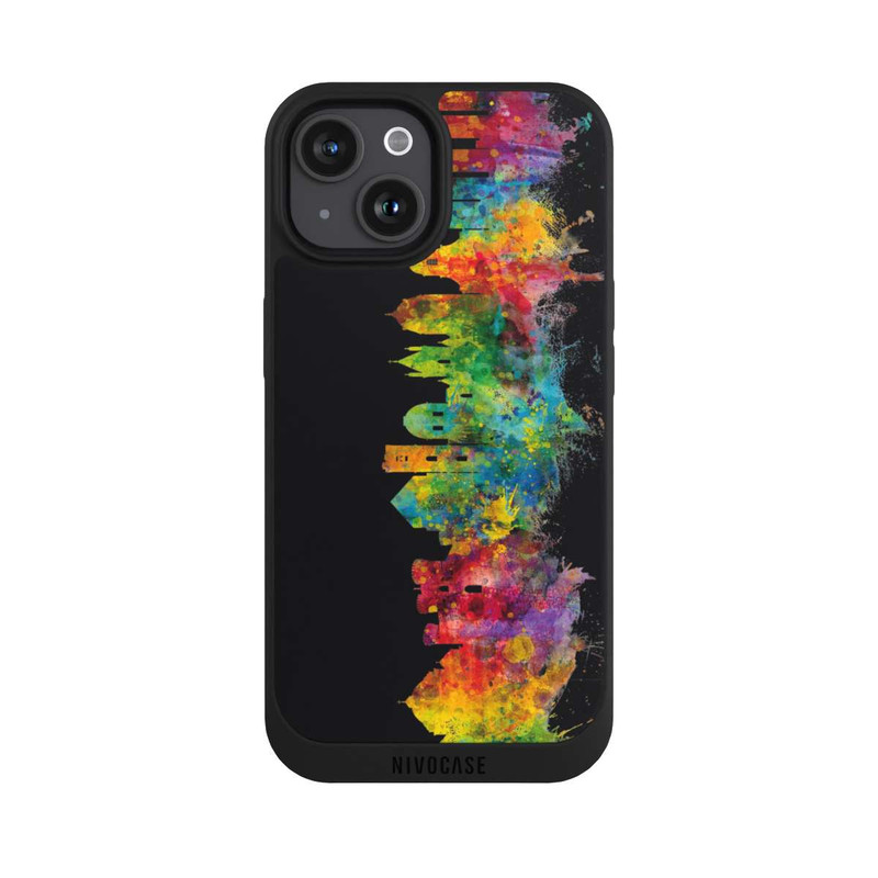 iPhone 15 NIVOpure Naples Italy Skyline Black